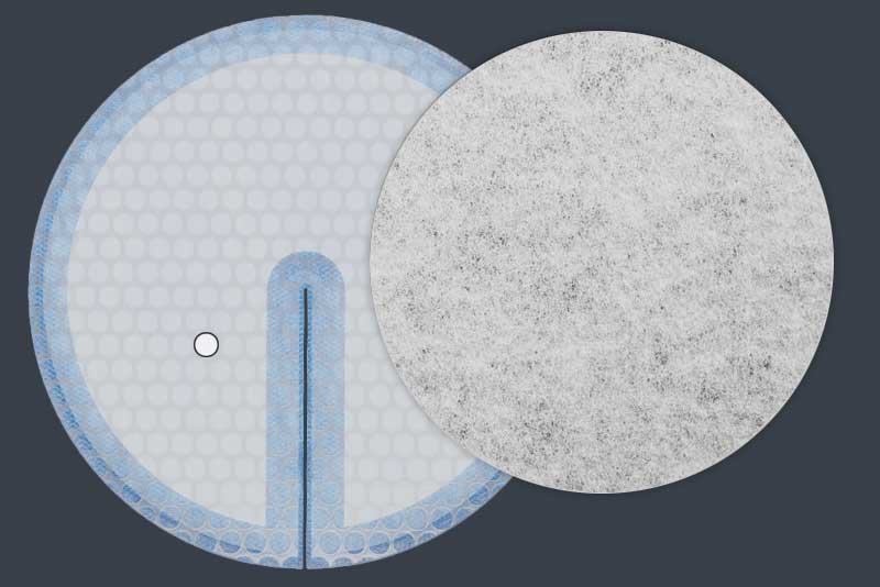 LIQUEEMAX® - Detailansicht des superabsorbierenden Polymer (SAP)